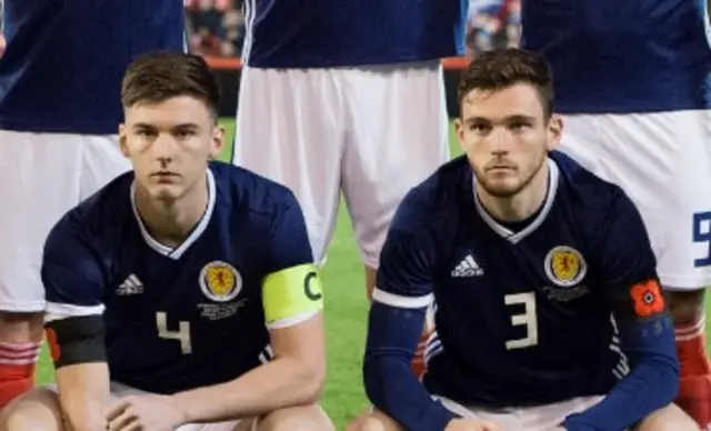 Kieran Tierney and Andy Robertson