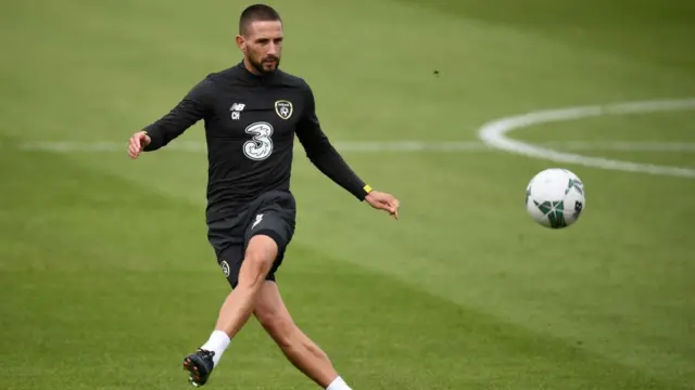 Conor Hourihane in training