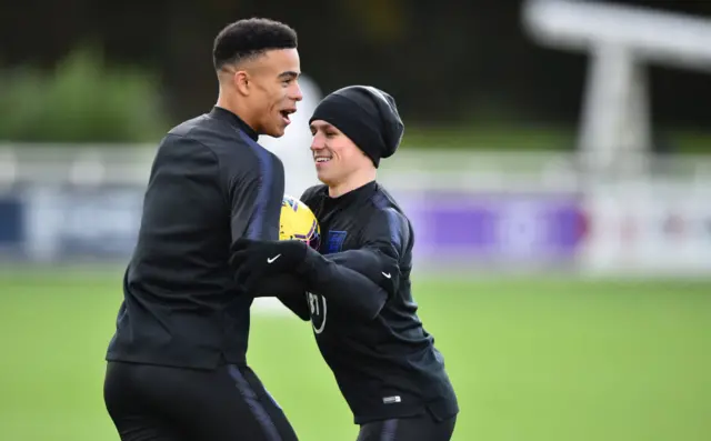 Phil Foden and Mason Greenwood