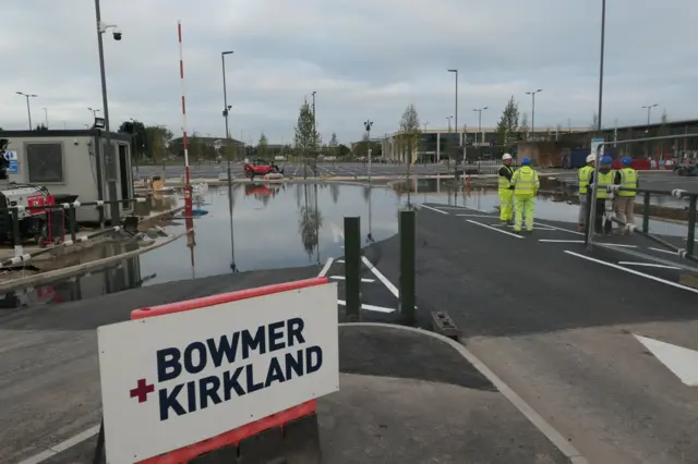 Fosse Park flooding