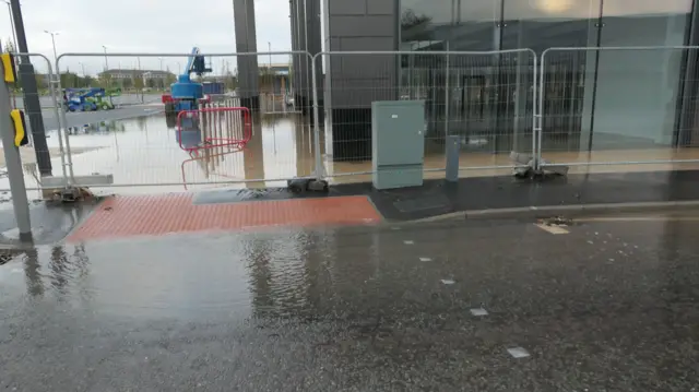 Fosse Park flooding