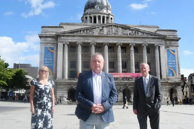 Roger Steel, Maria Watson and Kevin Clarke