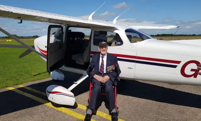 Man with plane