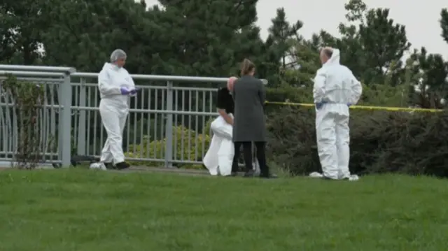 Police at scene