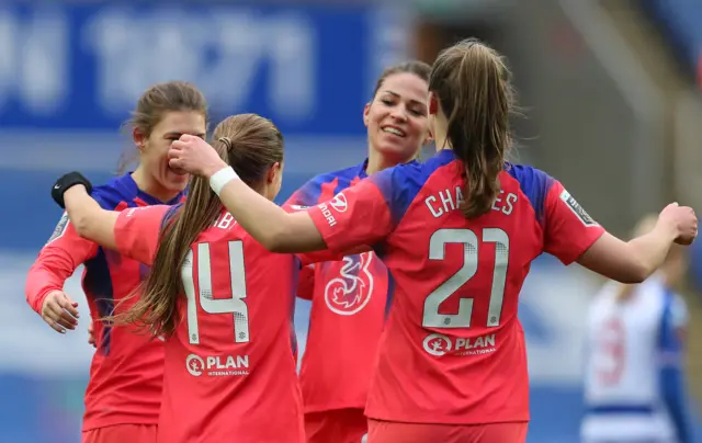 Chelsea Women celebrate