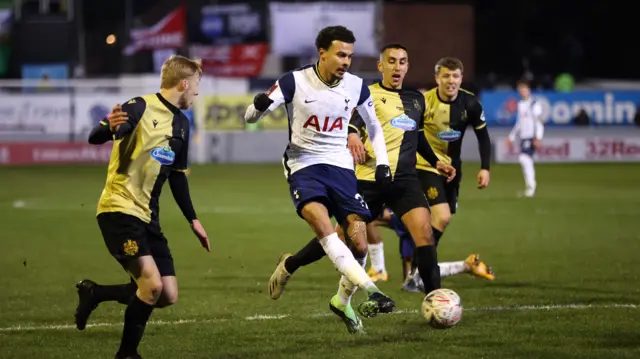 Dele Alli against Marine