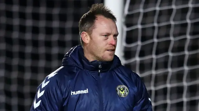 Newport manager Michael Flynn