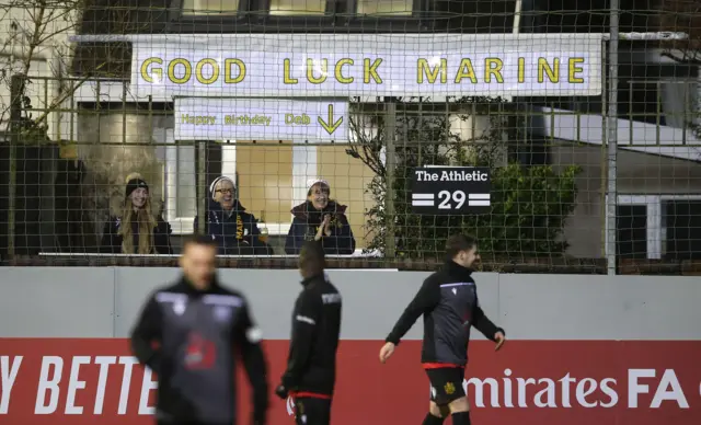 Marine v Tottenham in the FA Cup