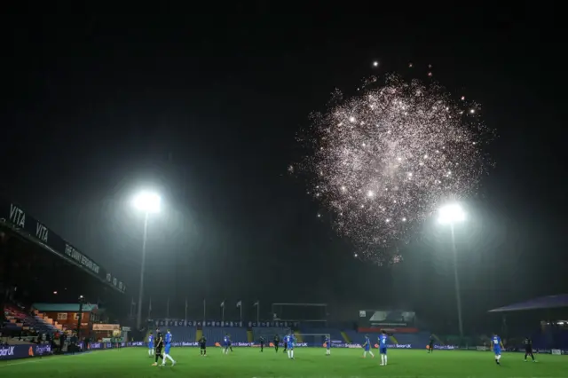 Fireworks at Stockport