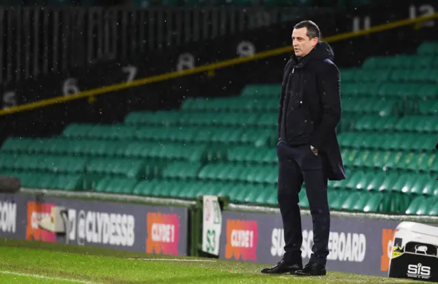 Hibernian head coach Jack Ross