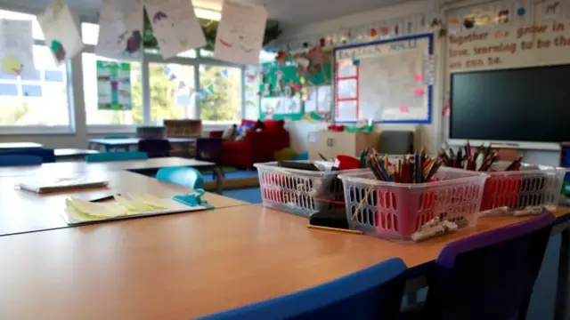 Empty classroom