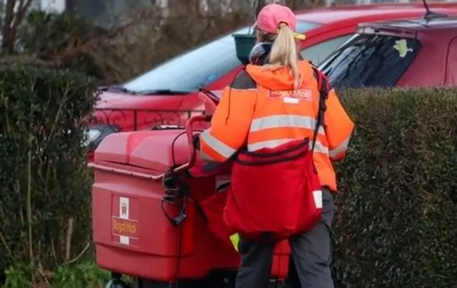 Postal delivery worker