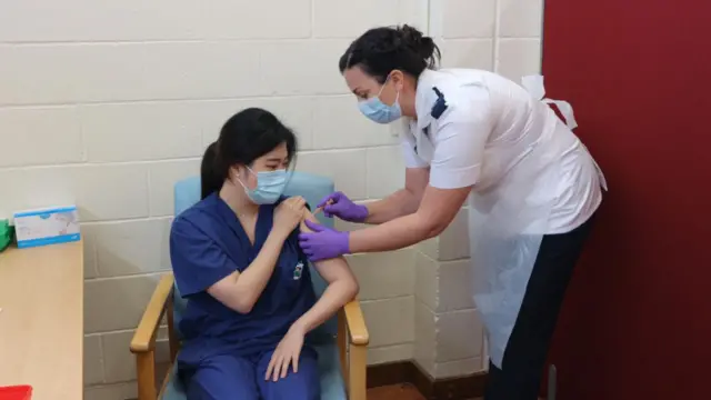 First Oxford Vaccine In Lincolnshire