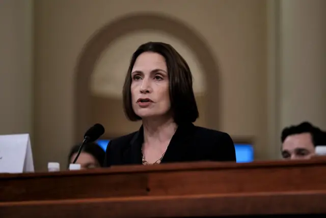 Fiona Hill, former top Russia advisor to the White House, provides testimony in the impeachment inquiry of President Trump in Washington, DC