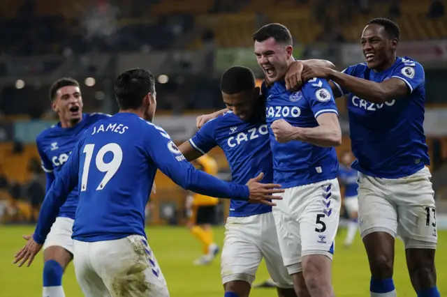 Everton celebrate