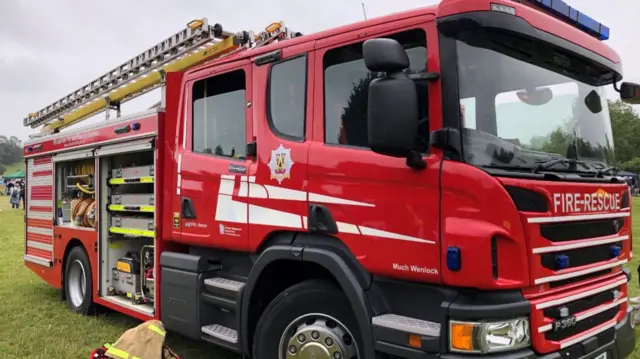 Shropshire fire engine