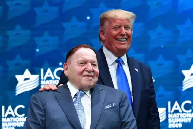 Trump and Adelson