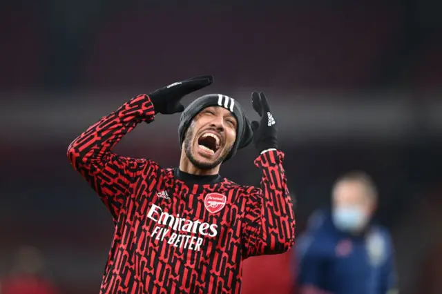 Arsenal's Pierre Emerick Aubameyang