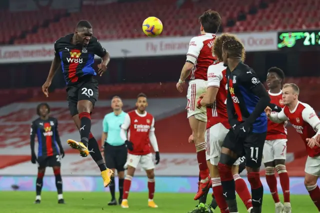 Crystal Palace striker Christian Benteke