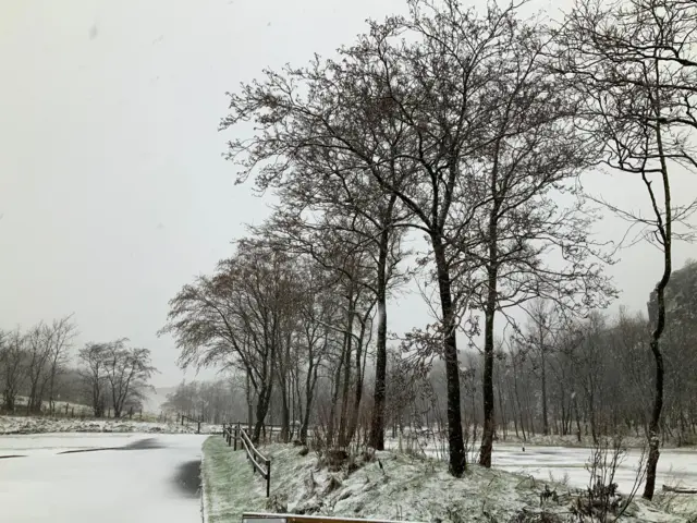 Snow in Buxton