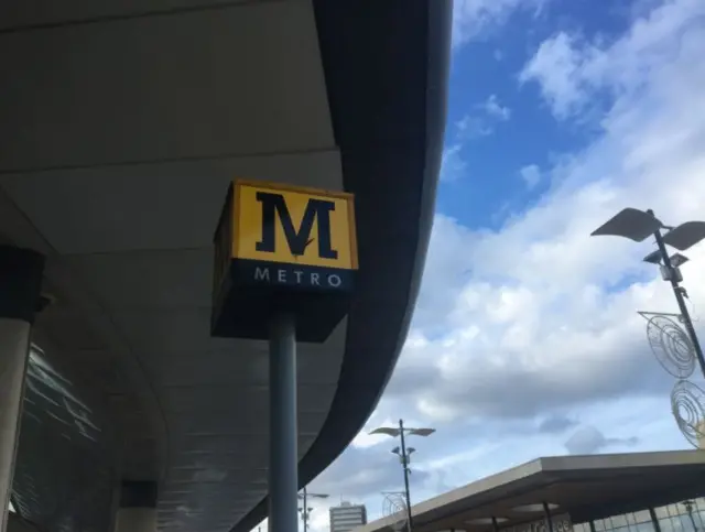 Metro sign