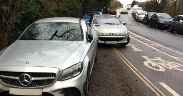 Cars on Wrekin