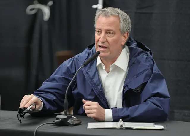 New York City Mayor Bill de Blasio