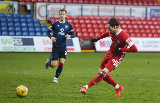 Scott Wright spurns a chance against Ross County