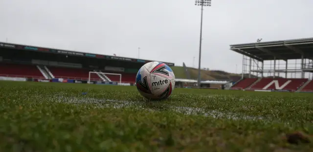 Northampton waterlogged pitch