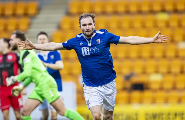 Chris Kane scored the only goal at McDiarmid Park