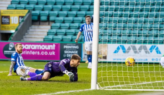 Kilmarnock's Alan Power scores in his own net