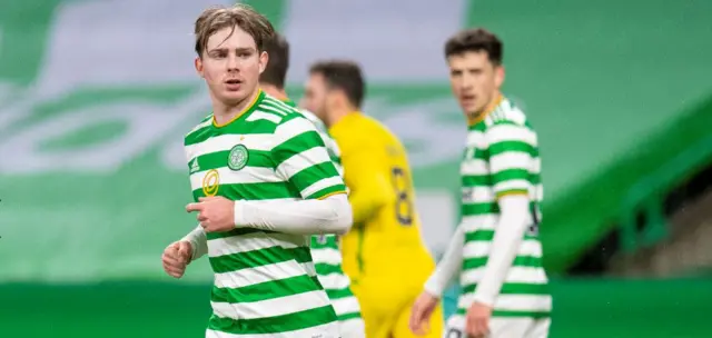 Teenager Cameron Harper led the Celtic attack on Monday