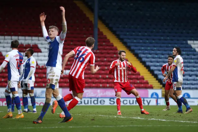 NIck Powell celebrates