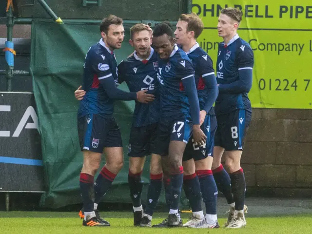 Charlie Lakin had pull Ross County 2-0 up