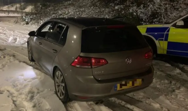 Car in snow