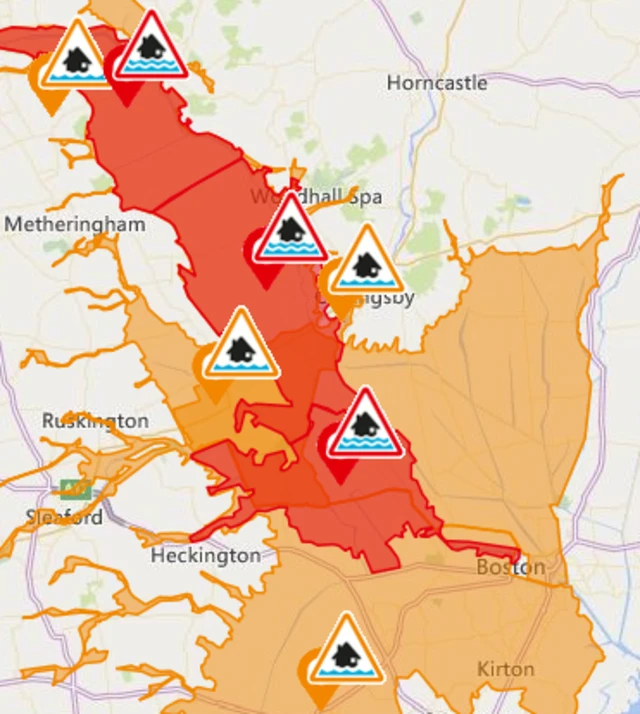 Flood Warning Map