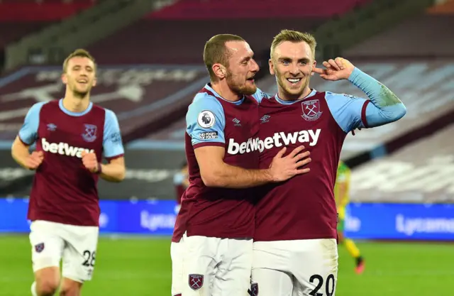 West Ham celebrate