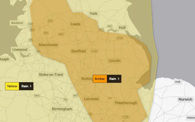 Met Office weather warning