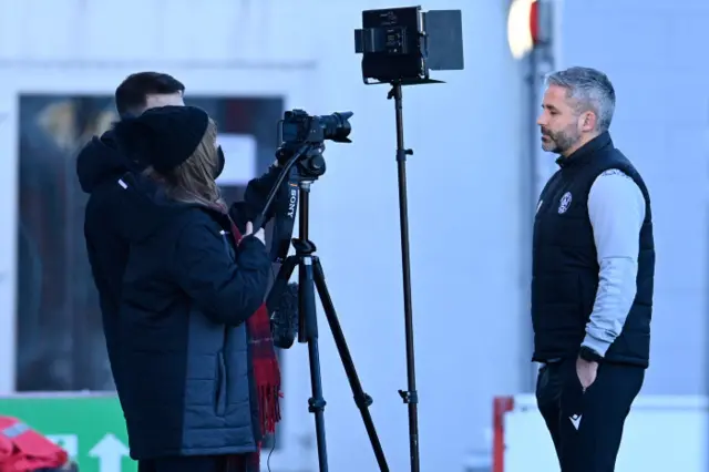 Motherwell caretaker Keith Lasley in focus