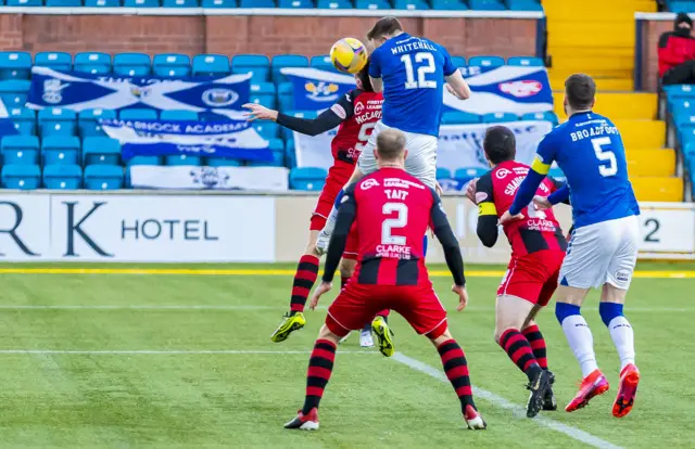 Danny Whitehall's goal is the difference at Rugby park