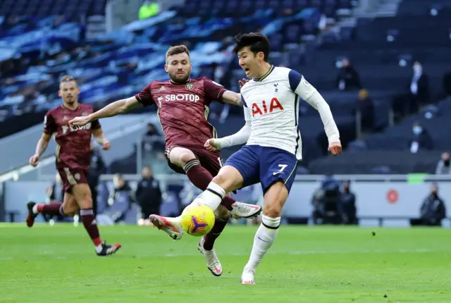 Son Heung-min scores for Tottenham