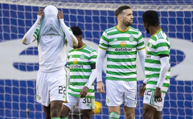 Celtic were well on top in the first 45 minutes but left Ibrox empty-handed