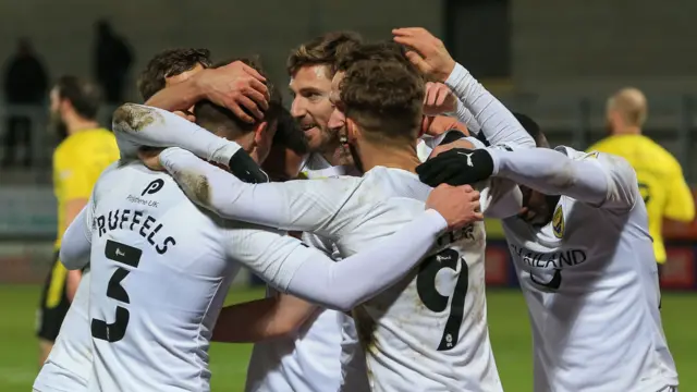 Oxford United celebrate