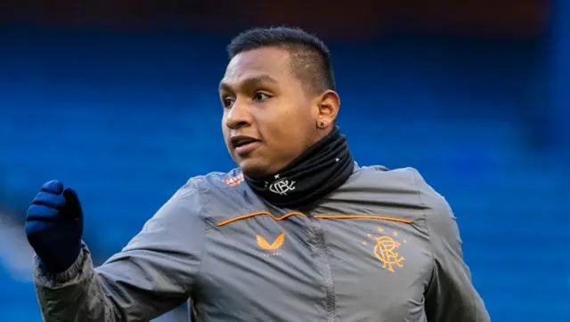 Alfredo Morelos starts for Rangers