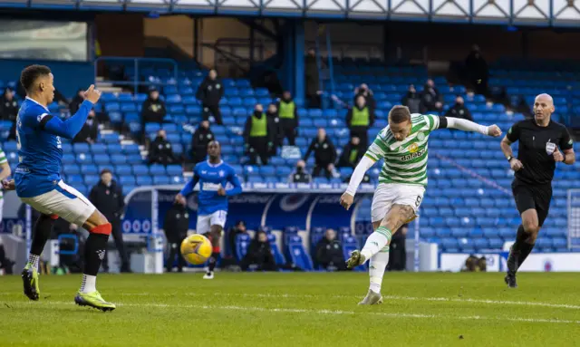 Leigh Griffiths goes close early on for Celtic