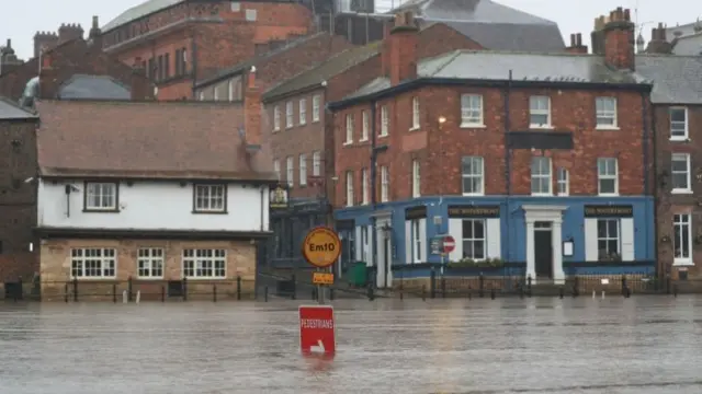 Flooding in York