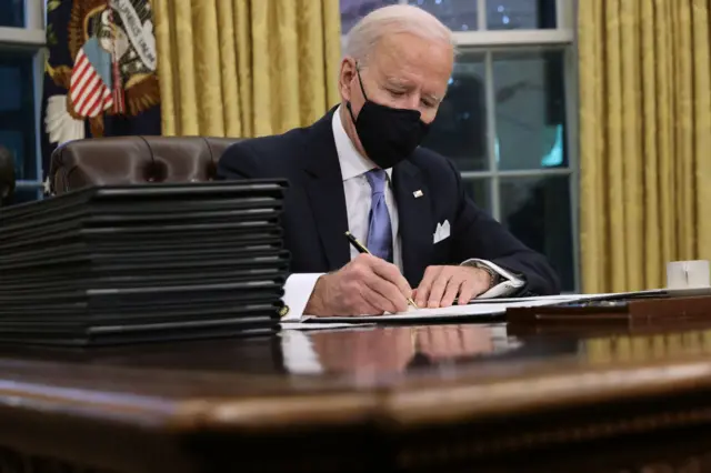 President Biden signs executive orders