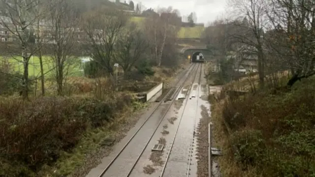 Walsden railway line