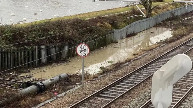 Rotherham station flooding