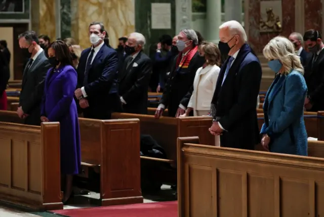 President-elect Joe Biden, his wife Jill Biden, Vice President-elect Kamala Harris and her husband Doug Emhoff